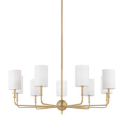 Visual Comfort Studio 3109309EN-848 Foxdale LED Chandelier, Satin Brass Alternate Image.jpg