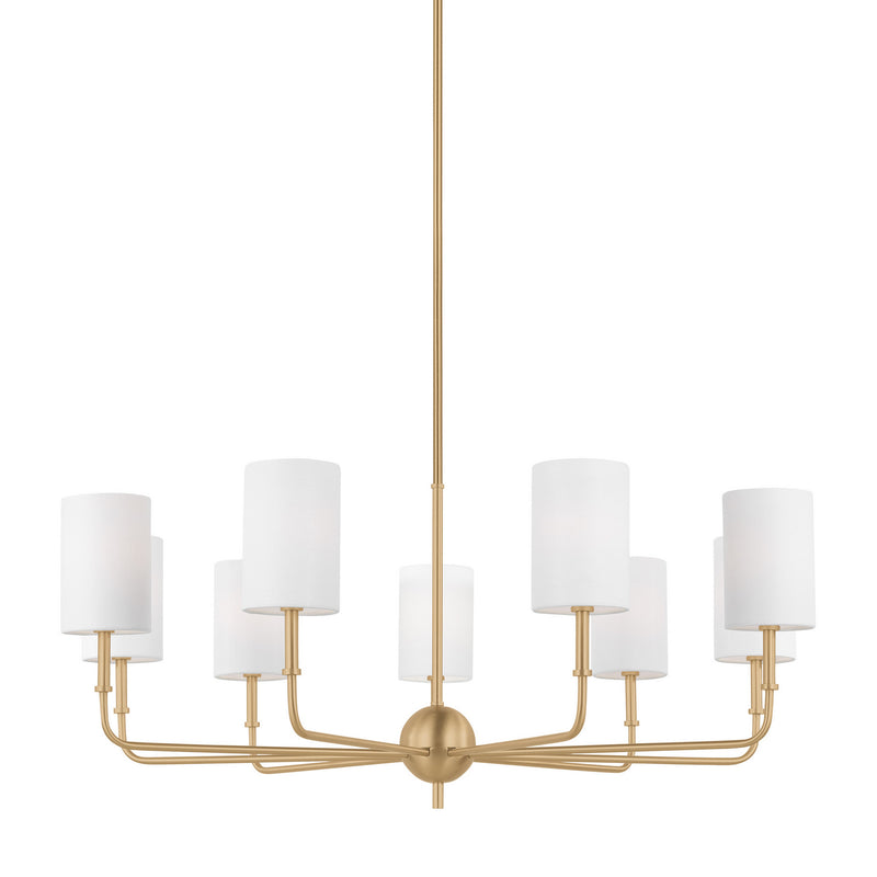 Visual Comfort Studio 3109309EN-848 Foxdale LED Chandelier, Satin Brass Alternate Image.jpg