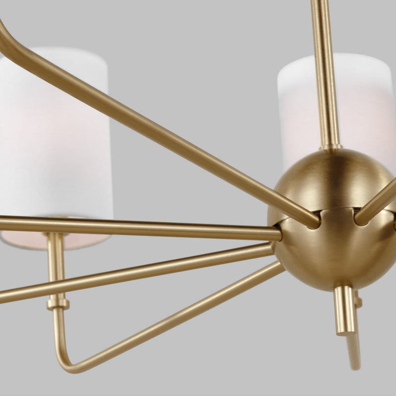 Visual Comfort Studio 3109309EN-848 Foxdale LED Chandelier, Satin Brass Alternate Image 3.jpg