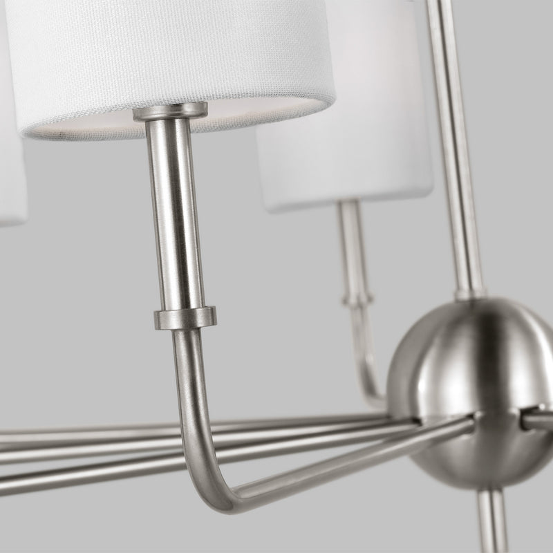 Visual Comfort Studio 3109309EN-962 Foxdale LED Chandelier, Brushed Nickel Alternate Image 3.jpg