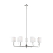 Visual Comfort Studio 3109309EN-962 Foxdale LED Chandelier, Brushed Nickel Main Image.jpg
