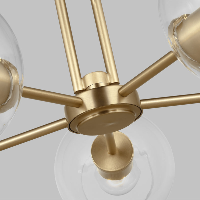 Visual Comfort Studio 3155705-848 Codyn Five Light Chandelier, Satin Brass Alternate Image 3.jpg