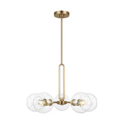 Visual Comfort Studio 3155705-848 Codyn Five Light Chandelier, Satin Brass Main Image.jpg