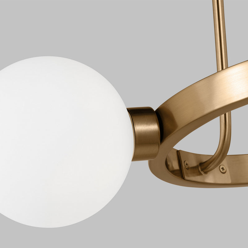 Visual Comfort Studio 3161603-848 Clybourn Three Light Chandelier, Satin Brass Alternate Image.jpg