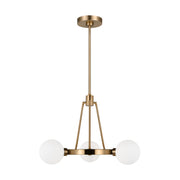 Visual Comfort Studio 3161603-848 Clybourn Three Light Chandelier, Satin Brass Main Image.jpg