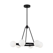 Visual Comfort Studio 3161606-112 Clybourn Six Light Chandelier, Midnight Black Alternate Image 2.jpg
