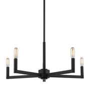 Visual Comfort Studio 3164205-112 Fullton Five Light Chandelier, Midnight Black Alternate Image.jpg