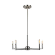 Visual Comfort Studio 3164205-962 Fullton Five Light Chandelier, Brushed Nickel Main Image.jpg