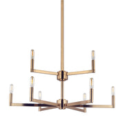 Visual Comfort Studio 3164209-848 Fullton Nine Light Chandelier, Satin Brass Alternate Image.jpg