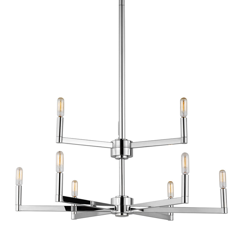 Visual Comfort Studio 3164209EN-05 Fullton LED Chandelier, Chrome Alternate Image.jpg