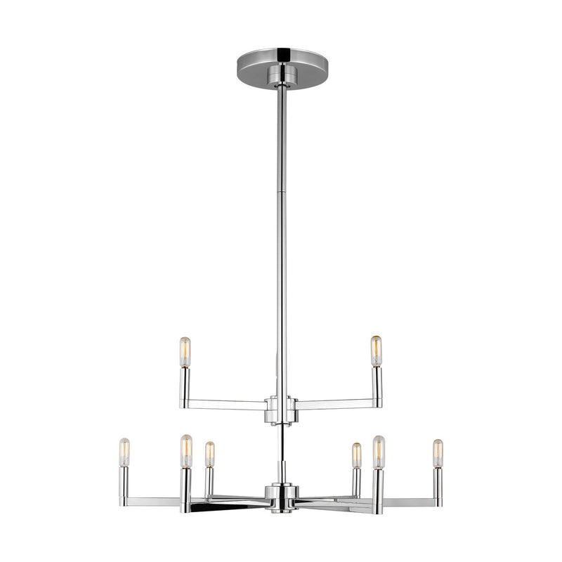Visual Comfort Studio 3164209EN-05 Fullton LED Chandelier, Chrome Main Image.jpg