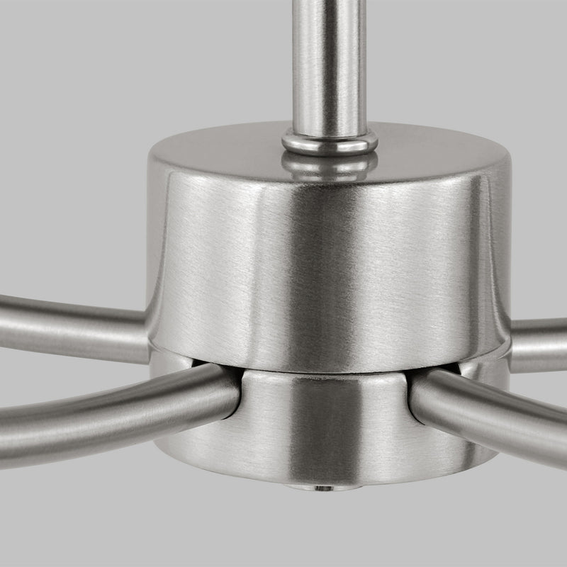 Visual Comfort Studio 3167105-962 Greenwich Five Light Chandelier, Brushed Nickel Alternate Image.jpg