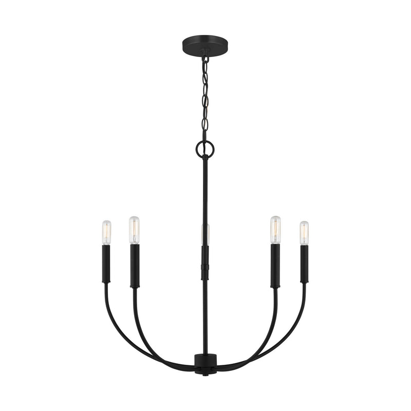 Visual Comfort Studio 3167105EN-112 Greenwich LED Chandelier, Midnight Black Alternate Image.jpg