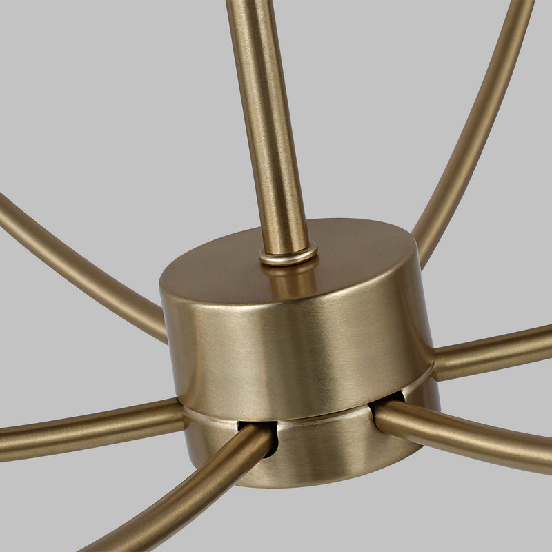 Visual Comfort Studio 3167109-848 Greenwich Nine Light Chandelier, Satin Brass Alternate Image.jpg