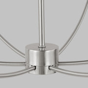 Visual Comfort Studio 3167109-962 Greenwich Nine Light Chandelier, Brushed Nickel Alternate Image 3.jpg