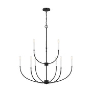 Visual Comfort Studio 3167109EN-112 Greenwich LED Chandelier, Midnight Black Main Image.jpg