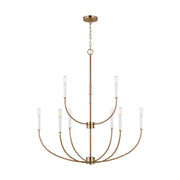Visual Comfort Studio 3167109EN-848 Greenwich LED Chandelier, Satin Brass Main Image.jpg