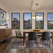 Visual Comfort Studio 3168105-848 Alvin Five Light Chandelier, Satin Brass Alternate Image 4.jpg