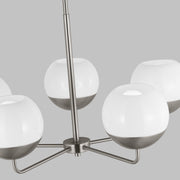 Visual Comfort Studio 3168105-962 Alvin Five Light Chandelier, Brushed Nickel Alternate Image 2.jpg