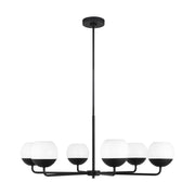 Visual Comfort Studio 3168106-112 Alvin Six Light Chandelier, Midnight Black Main Image.jpg