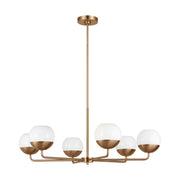 Visual Comfort Studio 3168106-848 Alvin Six Light Chandelier, Satin Brass Alternate Image.jpg