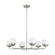 Visual Comfort Studio 3168106-962 Alvin Six Light Chandelier, Brushed Nickel Alternate Image.jpg