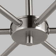 Visual Comfort Studio 3168106-962 Alvin Six Light Chandelier, Brushed Nickel Alternate Image 3.jpg