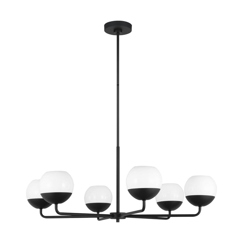 Visual Comfort Studio 3168106EN3-112 Alvin LED Chandelier, Midnight Black Alternate Image.jpg
