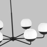 Visual Comfort Studio 3168106EN3-112 Alvin LED Chandelier, Midnight Black Alternate Image 2.jpg