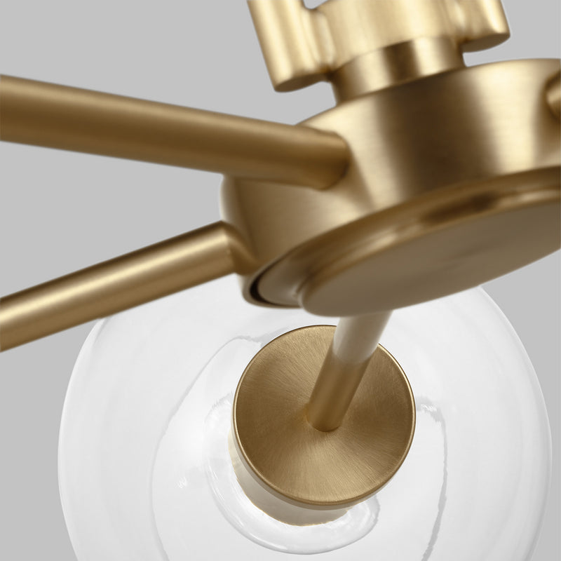 Visual Comfort Studio 3255705-848 Codyn Five Light Chandelier, Satin Brass Alternate Image 2.jpg