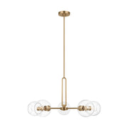 Visual Comfort Studio 3255705-848 Codyn Five Light Chandelier, Satin Brass Main Image.jpg