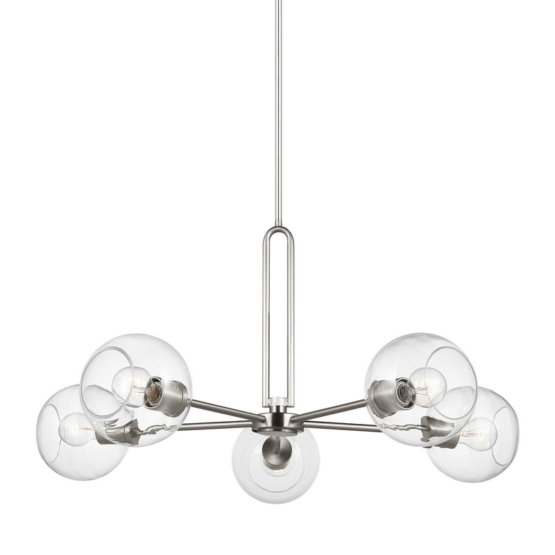 Visual Comfort Studio 3255705-962 Codyn Five Light Chandelier, Brushed Nickel Alternate Image.jpg