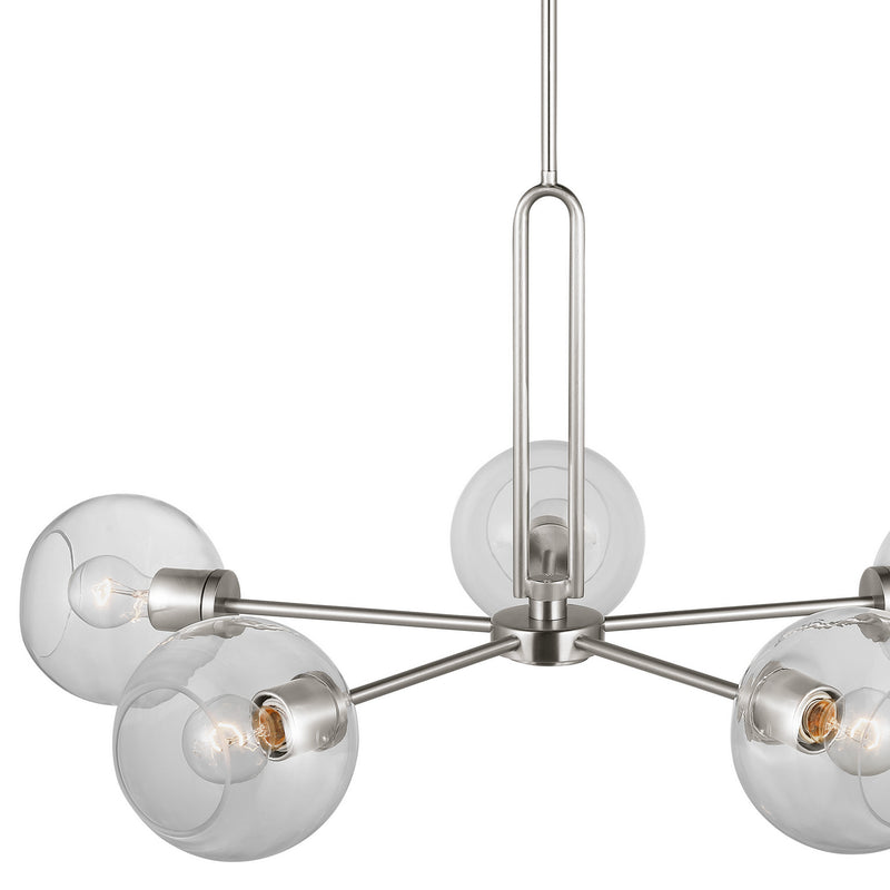 Visual Comfort Studio 3255705-962 Codyn Five Light Chandelier, Brushed Nickel Alternate Image 2.jpg