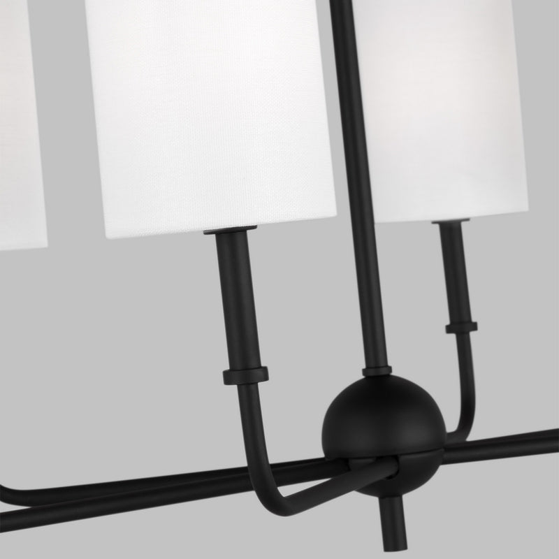 Visual Comfort Studio 3609306EN-112 Foxdale LED Chandelier, Midnight Black Alternate Image 2.jpg