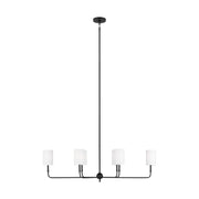 Visual Comfort Studio 3609306EN-112 Foxdale LED Chandelier, Midnight Black Main Image.jpg