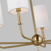 Visual Comfort Studio 3609306EN-848 Foxdale LED Chandelier, Satin Brass Alternate Image 2.jpg