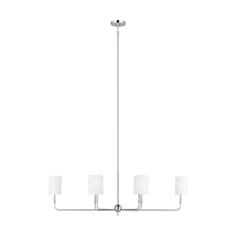 Visual Comfort Studio 3609306EN-962 Foxdale LED Chandelier, Brushed Nickel Main Image.jpg