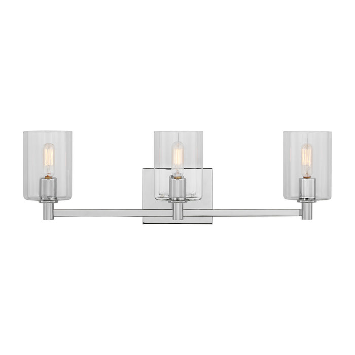 Visual Comfort Studio 4464203-05 Fullton Three Light Bath Vanity, Chrome Main Image.jpg