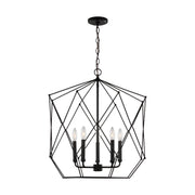 Visual Comfort Studio 5334105EN-112 Zarra LED Pendant, Midnight Black Main Image.jpg