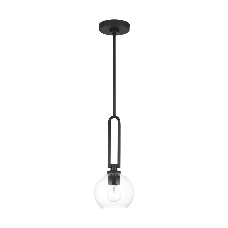 Visual Comfort Studio 6155701-112 Codyn One Light Pendant, Midnight Black Main Image.jpg