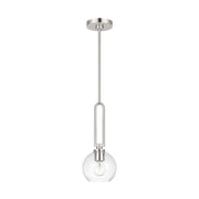Visual Comfort Studio 6155701-962 Codyn One Light Pendant, Brushed Nickel Alternate Image.jpg