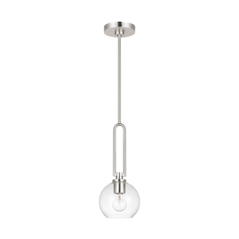 Visual Comfort Studio 6155701-962 Codyn One Light Pendant, Brushed Nickel Alternate Image.jpg