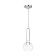 Visual Comfort Studio 6155701-962 Codyn One Light Pendant, Brushed Nickel Main Image.jpg