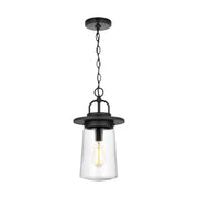 Generation Lighting 6208901-12 Tybee One Light Outdoor Pendant, Black Alternate Image.jpg