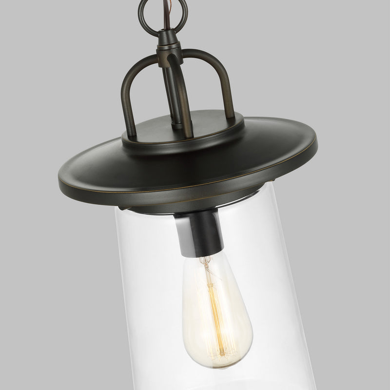 Generation Lighting 6208901-71 Tybee One Light Outdoor Pendant, Antique Bronze Alternate Image 2.jpg