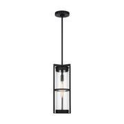 Visual Comfort Studio 6226701-12 Alcona One Light Outdoor Pendant, Black Main Image.jpg