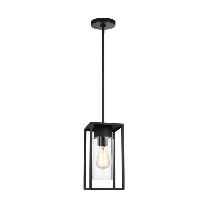 Visual Comfort Studio 6231101-12 Vado One Light Outdoor Pendant, Black Main Image.jpg