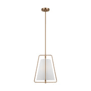Visual Comfort Studio 6507401-848 Allis One Light Pendant, Satin Brass Main Image.jpg