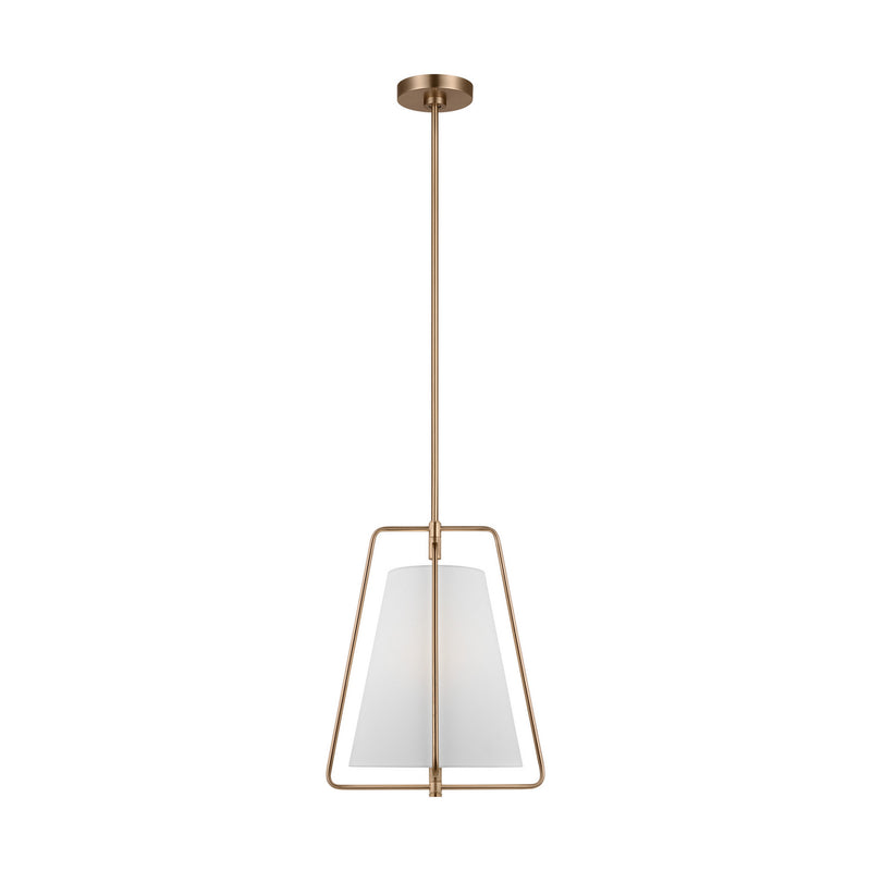 Visual Comfort Studio 6507401-848 Allis One Light Pendant, Satin Brass Main Image.jpg