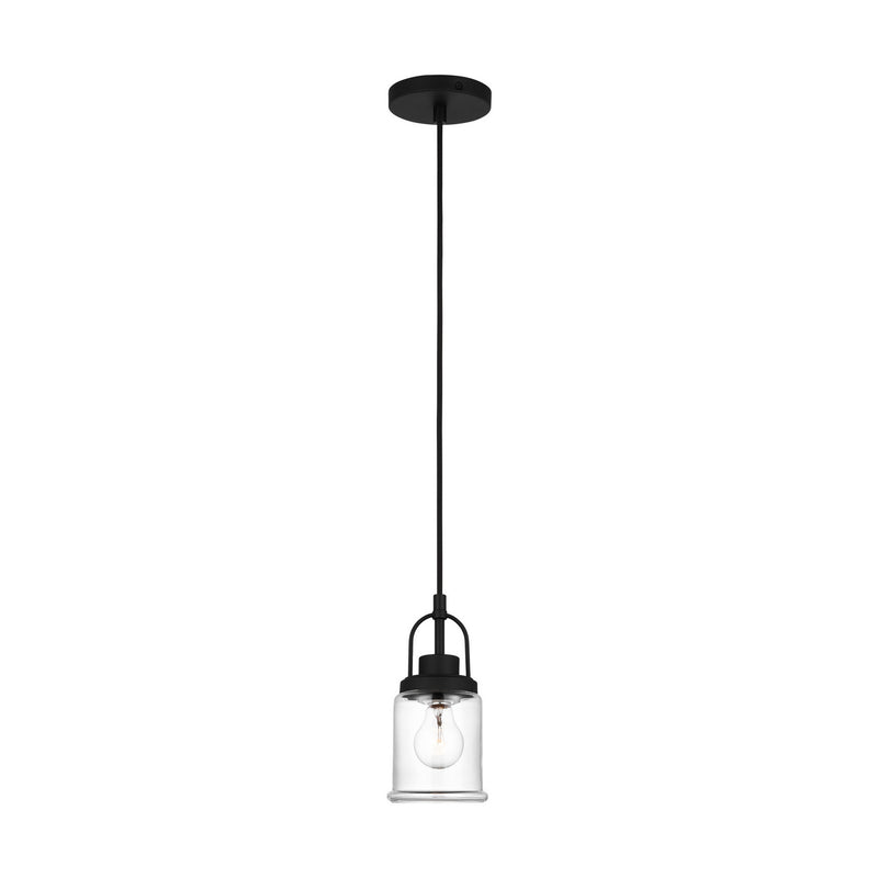 Visual Comfort Studio 6544701-112 Anders One Light Pendant, Midnight Black Main Image.jpg